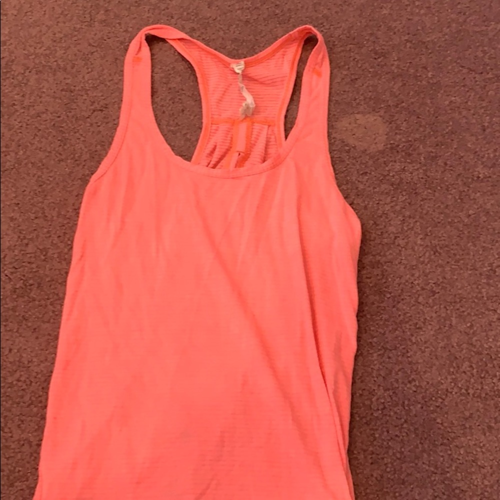 Lululemon Pink Running Shirt Gem
